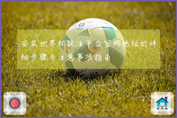 安装世界杯投注平台官网地址的详细步骤与注意事项指南