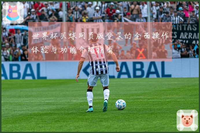 世界杯买球网页版登录的全面操作体验与功能介绍指南